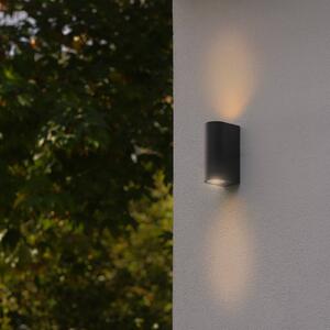 Nordlux Applique da esterno Dion Double, nero, GU10, alluminio, IP44