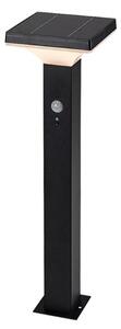 Rabalux Nero apparecchio LED solare da giardino con sensore di movimento Geleen 4W IP44 50cm 77045