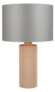 Lampada da tavolo grigio-beige (altezza 48 cm) Canio - Trio