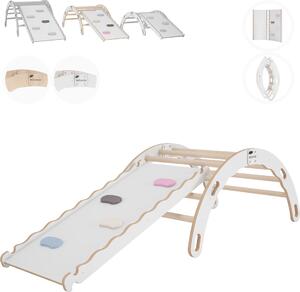 Triangolo per arrampicata in legno, Triangolo per arrampicata, Struttura per arrampicata per bambini con scivolo, Arrampicata per bambini, Struttura per arrampicata in legno 100% ECO