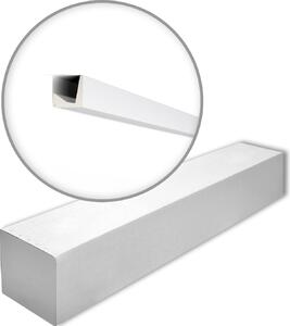 NMC IL5-box ARSTYL Noel Marquet 1 cartone con 18 strisce decorative Cornice per soffitto Illuminazione indiretta stile moderno colore bianco | 36 m