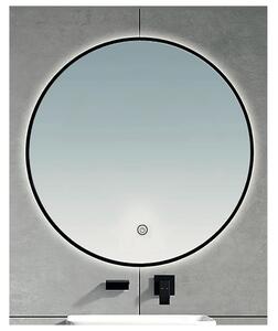 Brilagi - Specchio LED da bagno VENA BLACK LED/19W/230V 60 cm IP44 CRI 90 dimmerabile + CCT