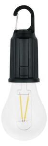 Lampada solare ricaricabile LED LUMINA LUMO LED/USB 300 mAh nera