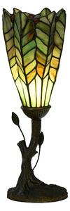 Lampada da tavolo Tiffany Clayre & Eef Ø 15x42 cm vetro verde
