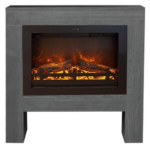 Caminetto elettrico Xaralyn - Bolea EHL - effetto legno - 1500 watt di riscaldamento - con telecomando - caminetto da incasso incluso