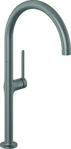 Kludi REEF, miscelatore monocomando per lavello, comando laterale, Brushed Gunmetal, 1 pz
