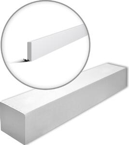 NMC FT2-box WALLSTYL Noel Marquet 1 cartone con 17 listelli decorativi Modanatura per pavimenti Listello di rifinitura stile moderno colore bianco | 34 m