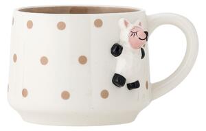 Tazza per bambini per cacao bianca in ceramica 370 ml Dolly – Bloomingville Mini