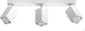 Lampada da soffitto MERIDA 3 bianco 3xGU10 10W acciaio 16x6x45cm Sollux Lighting
