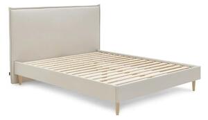 Letto matrimoniale imbottito beige con griglia 160x200 cm Sary - Bobochic Paris