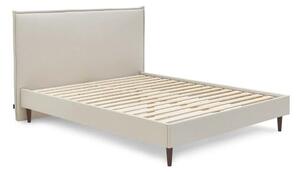 Letto matrimoniale imbottito beige con griglia 180x200 cm Sary - Bobochic Paris