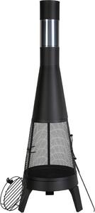 Stufa da patio Caminetto da giardino - Stufa azteca Caminetto Chimenea - Dimensioni 508x1495 mm - Eccellente fonte di calore per esterni