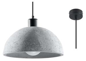 Lampada a sospensione PABLITO 1xE27 15W calcestruzzo 120x30x30cm Sollux Lighting