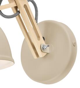 Lampada da parete MARCELLO 1xE27/15W/230V beige