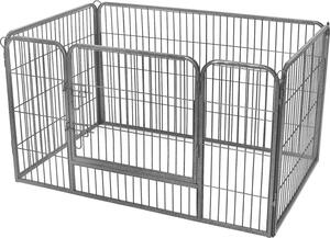 FEANDREA, recinto per cuccioli, recinto per cani, recinto per esterni, box per cani 122 x 80 x 70 cm