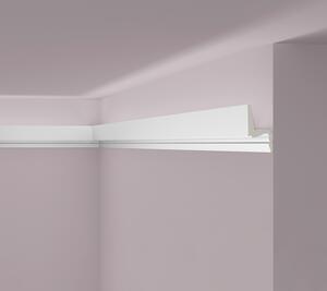 Cornice a soffitto NMC IL7 MEMORY ARSTYL Noel Marquet Battiscopa decorativo Battiscopa decorativo Illuminazione indiretta moderna colore bianco 2 m