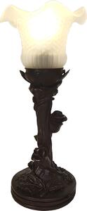 Lampada da tavolo Clayre & Eef Ø 12x31 cm in poliresina bianca