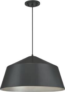 Lampada a sospensione monolampada Cupola in metallo Gun Metal