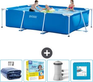 Piscina fuori terra rettangolare - 300x200x75 cm - 5 pezzi - Modello SCB9