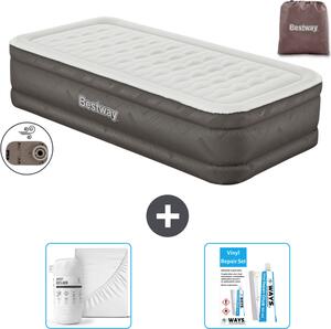 Materasso gonfiabile Bestway - 1 persona - 97 x 191 x 46 cm - Marrone - Accessori inclusi