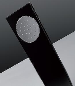 Colonna doccia in acciaio con finitura nera 1120mm modello Nilo