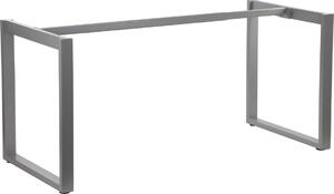 Struttura in metallo per scrivania o tavolo NY-131A, lunghezza regolabile, gambe regolabili, dimensioni 120-180x70x72,5 cm, grigio