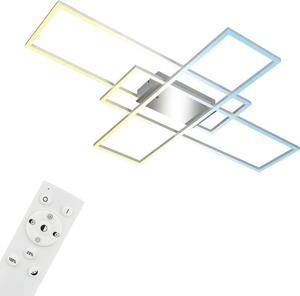 Briloner Roami Lampada da soffitto a LED, dimmerabile, telecomando, nero