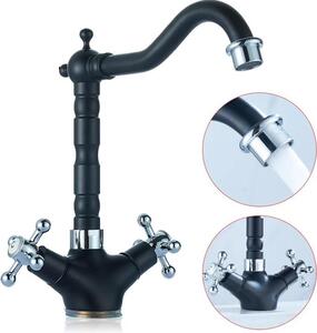 Rubinetto da bagno - Rubinetto da lavabo - A libera installazione - Caldo/freddo - Corpo in ottone - Nucleo valvola in ottone
