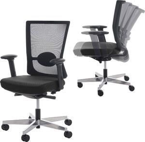 Sedia da ufficio MERRYFAIR Forte, sedia da scrivania, funzione scorrevole ergonomica ~ nero