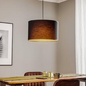 Luminex Sospensione Soho cilindro 1 luce 40cm nero/oro