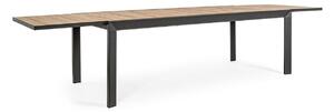 Tavolo Allungabile da Esterno 220-340x100x75h cm in Alluminio Belmar Naturale e Antracite