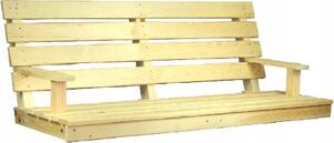 QLS panca in legno 150cm seduta per altalena Hollywood Altalena 11214