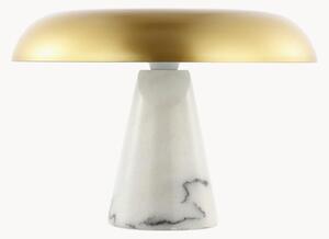 Lampada da tavolo con base in marmo Modern Gold