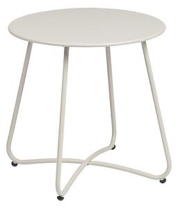 Tavolino da Esterno Ø45x45h cm in Acciaio Verniciato Austin Gypsum