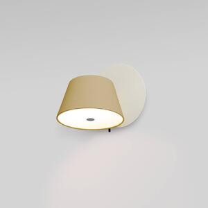 MARSET Tam Tam Applique a 1 luce bianco opaco/sabbia