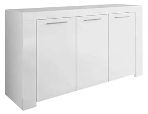 Credenza Amaculi, 144x42h80 cm, Bianco