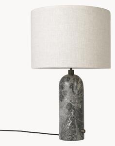 Lampada da tavolo grande con luce regolabile e base in marmo Gravity, varie misure