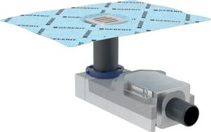 Scarico a pavimento Geberit SH 50 - 50 mm standard, scarico 50 mm, griglia inclusa, 1 pz