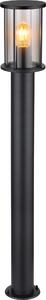 Globo Lighting luce da esterno in acciaio inox nero opaco, 1x E27