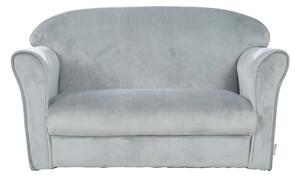 Divano per bambini in velluto grigio chiaro 78 cm Lil Sofa - Roba