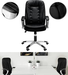 Elegante sedia da ufficio in nero