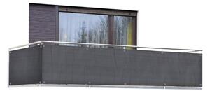 Schermo da balcone grigio 500x85 cm - Maximex