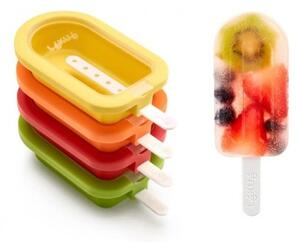 Set di 4 stampi per gelato in silicone colorato - Lékué