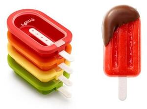 Set di 4 stampi per gelato in silicone colorato - Lékué