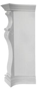 Cornice per camino rivestimento in legno L123xP39xH100 Parigi Bianco