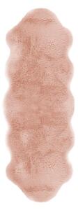 Pelliccia d'agnello rosa, 60 x 180 cm - Tiseco Home Studio