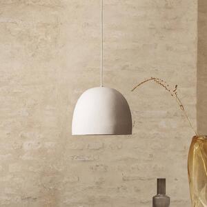 Ferm LIVING Lampada a sospensione Speckle, Ø 30,5 cm, ceramica, bianco