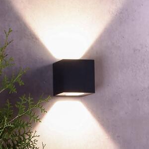 Deko-Light Applique LED esterni Jabbah, grigio scuro, up/down