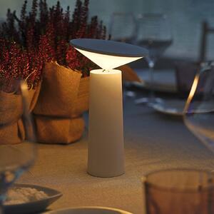 LEDS-C4 Lampada da tavolo LED Cocktail, bianco, altezza 21,5 cm