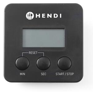 Orologio digitale dei minuti nero con magnete - Hendi